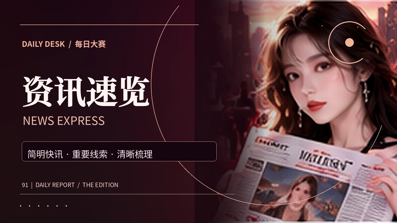 轻读快报主题封面